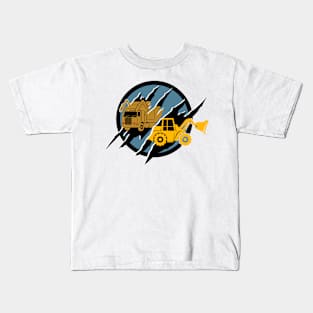 Dump Truck and Excavator Kids T-Shirt